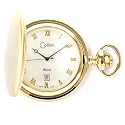 Colibri Swiss Collection Hunting Case Goldtone Pocket Watch Classic PWS096101