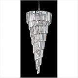 Nulco 307-80-03 Chrome with 30 Percent Lead Crystal Prisma Crystal Forty-Eight Light Down Lighting C