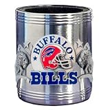 Buffalo Bills Stainless Steel Beverage Can Cooler - NFL Football Fan Shop Sports Team Merchandise