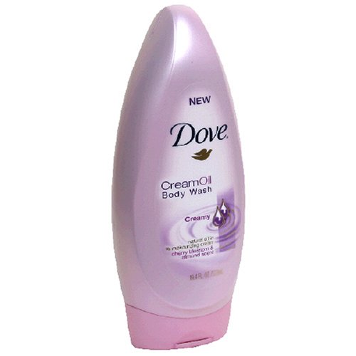 Dove Cream Oil Body Wash, Cherry Blossom & Almond Scent, Creamy, 19.4 fl oz (573 ml)... by Dove
