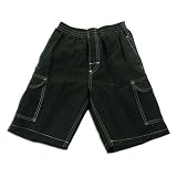 Jon Lauren Apparel - Boys SwimSuit, Black