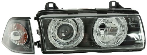 FK Automotive FKFSXBM117 Angel Eyes Scheinwerfer passend f&uuml;r BMW 3-er Coupe (Typ E36) Bauj Preisvergleich