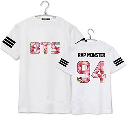 Redfly1 Bangtan Boys Cosplay BTS In Bloom White T-shirt Costumes, Rap Monster, L