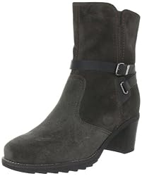 ara Romano-St-Krepp 03-47348-65, Damen Fashion Halbstiefel & Stiefeletten, Grau (piombo,schwarz), EU 39 (UK 6)