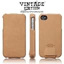 SGP アイフォン 4 ケース Vintage 【 BROWN FLAT 】 本革 フリップタイプ for iPhone 4S