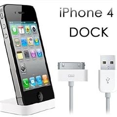 Rydges� RMT-DS4W02 iPhone Dockingstation Ladestation Basisstation f�r Apple iPhone 4 / 4S inkl. USB Datenkabel mit Line OUT