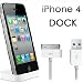 Rydges� RMT-DS4W02 iPhone Dockingstation Ladestation Basisstation f�r Apple iPhone 4 / 4S inkl. USB Datenkabel mit Line OUT