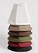 Urbanest 1100073b Chandelier Lamp Shades, 6-inch, Empire, Clip On, Taupe (Set of 5)