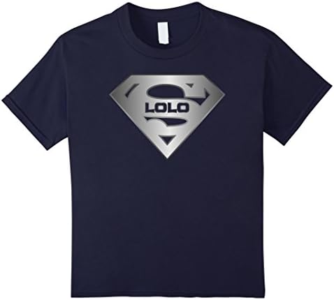 Kids Super Lolo T-Shirt Tee Shirt Filipino Grandfather Grandpa 4 Navy