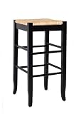Rush Seat Barstool - Black (29)