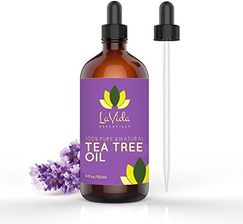 Tea Tree Oil - HUGE 4 FL OZ - 100% Pure & Natural - With Extra Glass Dropper
