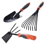 Black and Decker Garden IQ Series Trowel, Fan Rake and Culti-Hoe
