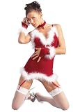 Deguisement Femme Sexy - Ensemble guepiere de Noel - Taille L