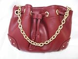 Liz Claiborne Clip to Be Hip Red Drawstring Purse