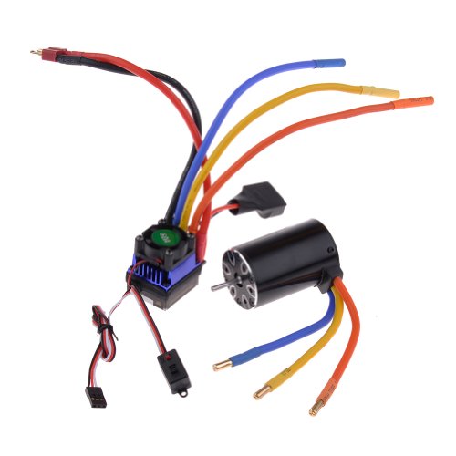 NeewerÂ® 540/2.5T 5900KV Sensorless Brushless Motor and 60A Speed Controller ESC for 1/10 RC On-road / Off-road Car