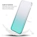 iPhone 6s Case,CLONG iPhone 6 6s Cover Colorful Clear Shell Slim Case Translucent Impact Resistant Flexible TPU Soft Bumper Case Protective Shell for Apple iPhone 6/6S 4.7 inch(Gradient Mint)