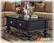 Concord Vines Rectangular Storage Cocktail Table By Ashley Furniture