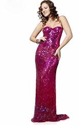 Sexy Chiffon/Taffeta/Tulle Crystal Beaded Applique Crystals Lace   Ball Gown Quinceanera Dress 