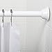 Zenna Home Rust-Resistant Adjustable Decorative Tension Shower Rod, 44