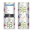 Butterfly Field Design Decal Sticker for Apple iPod Nano 5G (5th Generation)