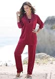 Roamans Plus Size Cowl Neck Velour Jogging Suit