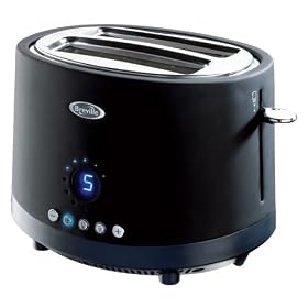 Breville TT75 Black Soft Touch Midnight 2 Slice Toaster