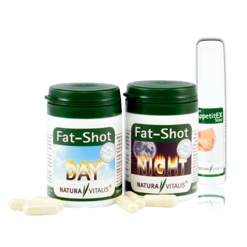 Natura Vitalis Fat Shot 2tlg Set + 1 Diet AppetitEx Stick (20ml) Preisvergleich