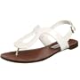 Steve Madden Women's Sanfrann Thong Sandal,White Patent,6.5 M US