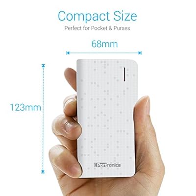 Portronics Power Slice III 8000 mah power bank ( White)