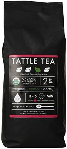 Tattle Tea Organic Yerba Mate, 2 Pound