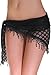 KMystic Lace Triangle Sheer Scarf (Black)