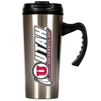 Utah Utes 16oz Stainless Travel Mug