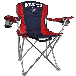 Northpole NFL Oversized Folding Arm Chair w/Carry Case (Houston Texans)