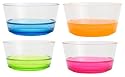 Zak Designs Marui 4-Ounce Individual Bowls, Set of 4 (Assorted Brights)