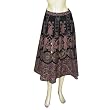 Cotton Drawstring Skirt Block Print Patterns Size 18 (skt458)