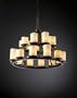 Dakota Bronze 21 Light Ring Candle Shades