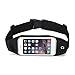Running Waist Belt Pack, Tendlin Sports Belt Waist Fanny Pack for iPhone 6s, Samsung Galaxy S6 (Black)