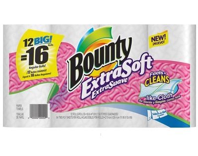 Bounty Select A Size, Big Rolls, Extra Soft, 2 Ply, White-2pk, 2x12pc