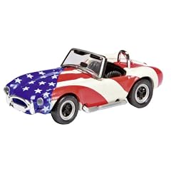 Dickie-Schuco 452585700 - Schuco - Shelby AC Cobra 1:87 Stars and Strips, Vitrine mit TB
