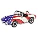 Dickie-Schuco 452585700 - Schuco - Shelby AC Cobra 1:87 Stars and Strips, Vitrine mit TB