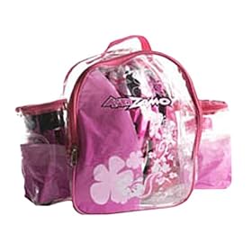 Bike USA Kidzamo Flower Groove Bike Helmet & Backpack Combo