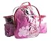 Bike USA Kidzamo Flower Groove Bike Helmet & Backpack Combo (Medium)
