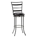 Holland Swivel Counter Stool - pewter