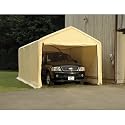 ShelterLogic Instant Garage Auto Shelter - 20ft.L x 10ft.W, Tan, Model# 23573