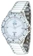Oniss #ON8012-M7 Men's Stainless Steel White Ceramic Combo Sports Watch