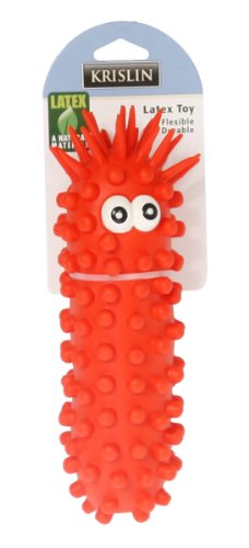 More image Krislin Mr. Spike Latex Toy, Orange