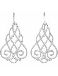 Sterling Silver Diamond Earrings - 0.25 Ct. -- LIFETIME WARRANTY