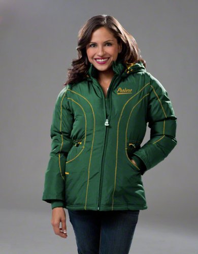 Reebok Green Bay Packers Women's Cinched 4-In-1 Jacket Small
