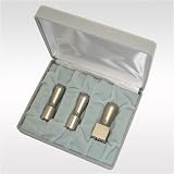 法人印鑑セット シルバーチタン SMLセット(丸天丸16.5mm 丸天丸18mm 角天丸24mm)+Sケ ス付