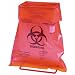 Heathrow Scientific HD1003D Polypropylene Biohazard Disposal Bag, 300mm Length x 215mm Width (Pack of 1000)